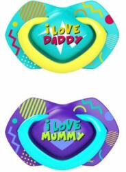 Canpol Babies Neon Love B 6-18m cumi Blue 2 db