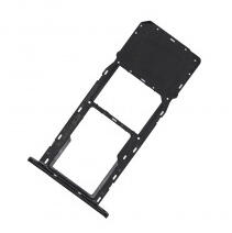 LG K410 K41s SinglelSim sim és memóriakártya tartó tálca fekete, gyári