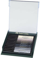 Faber-Castell Cutie 12 culori pitt artist pen nuante de gri faber-castell (FC267423)