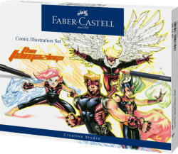 Faber-Castell Set comic illustration 15 piese faber-castell (FC167195)