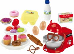 Ecoiffier Robot de bucătărie Pastries Ecoiffier cu prăjituri și 21 accesorii de la 18 luni (ECO2522)