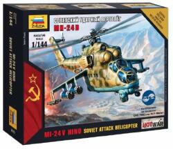 Zvezda Mil-24 VP Mini kits modern makett 1: 144 makett helikopter (7403) (7403)