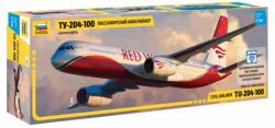 Zvezda Tupoljev TU 204/100 makett 1: 144 makett repülő (7023) (7023) - jatekmakettcentrum