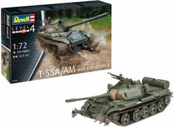 Revell T-55A/AM with KMT-6/EMT-5 1: 72 makett harcjármű (03328) (03328)