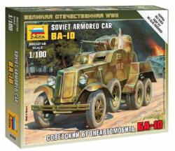 Zvezda Soviet Armored Car BA-10 1: 100 makett harcjármű (6149) (6149)