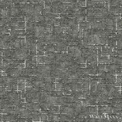 Zambaiti Parati Abitat 2022 Z-88103 fekete Textil mintás Design tapéta (Z-88103)