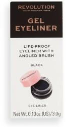 Revolution Machiaj Ochi Gel Eyeliner Pot With Brush 3 g