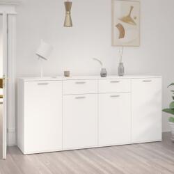 vidaXL Servantă, alb, 160x36x75 cm, lemn prelucrat (3074927) Comoda