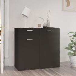 vidaXL Servantă, negru, 80x36 x75 cm, PAL (805771) Comoda