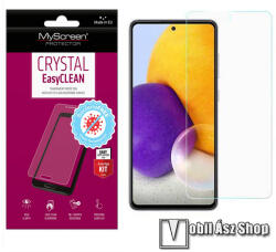 MyScreen CRYSTAL BacteriaFREE képernyővédő fólia - CRYSTAL - 1db, törlőkendővel, antibakteriális, A képernyő sík részét védi! - SAMSUNG Galaxy A72 5G (SM-A726F) / Galaxy A72 4G (SM-A725F)
