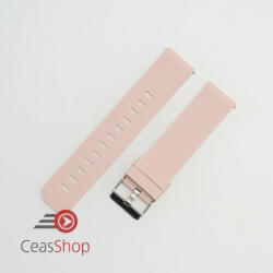  Curea silicon roz, telescop QR, 22mm -401322 - ceas-shop