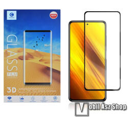 Mocolo Xiaomi Poco X3, Poco X3 NFC, Poco X3 Pro, MOCOLO üvegfólia, Full cover, 0, 33mm, 9H, Fekete