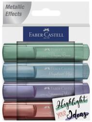 Faber-Castell Textmarker Faber-Castell Metalizat set 4 culori (FC154624)