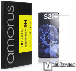 Amorus SAMSUNG Galaxy S21 Plus 5G, AMORUS üvegfólia, Full cover, 0, 3mm, 3D, 9H, Átlátszó