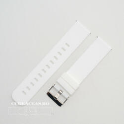  Curea silicon albă, telescop QR, 20mm -402220