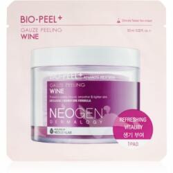 Neogen Bio-Peel+ Gauze Peeling Wine arctisztító peeling párnácskát a bőr kisimításáért és a pórusok minimalizásáért