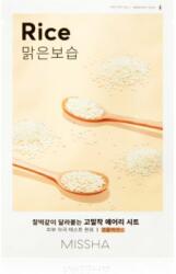  Missha Airy Fit Rice arcmaszk tisztító és frissítő hatással 19 g