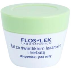 FLOSLEK Laboratorium Eye Care szemkörnyék ápoló gél szemvidítóval és zöld teával 10 g