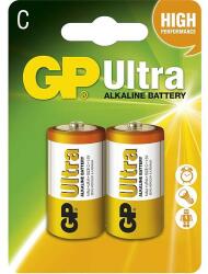 GP Batteries Ultra baby elem C alkáli tartós 2 db/bliszter LR14 GP14AUC2 DARABÁR!