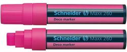 Schneider Maxx 260 folyékony krétamarker rózsaszín 5-15 mm
