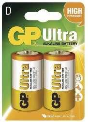 GP Batteries Ultra góliát elem D alkáli tartós 2 db/bliszter LR20 GP13AUC2 DARABÁR!