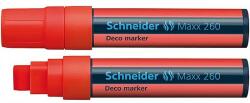 Schneider Maxx 260 folyékony krétamarker piros 5-15 mm