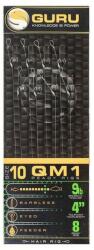 Guru Carlige legate Guru QM1 Standard Hair Rig Barbless Nr. 12, 0.22mm, 8buc/plic (A.GU.GRR201)