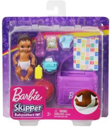 Mattel Barbie - Skipper Babysitters - Pelenkázható Babával (GHV86)