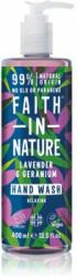 Faith in Nature Lavender & Geranium természetes folyékony kézszappan levendula illatú 400 ml