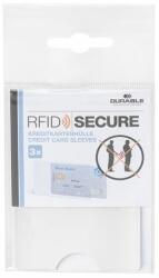 Durable Bankkártya tok 54x86mm, 1 db-os RFID védelem 3 db/csomag, Durable (890319) - tonerpiac