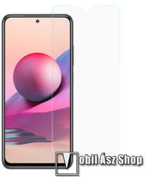 Xiaomi Redmi Note 10, Redmi Note 10S, Üvegfólia, 0, 3mm vékony, 9H, Sík részre