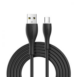 JOYROOM Bowling Data kábel USB / USB-C 3A 1m, fekete (S-1030M8)