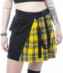 Chemical Black Fustă femei CHEMICAL BLACK - INFINITY - NEGRU / GALBEN - POI1044
