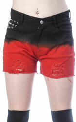 VIXXSIN Női rövidnadrág VIXXSIN - GAIA - FEKETE/VÖRÖS - POI1010