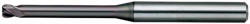 NS Tool 6mm R0, 2 4 élű, tórusz keményfém maró 65HRC-ig - MHRH430R - NS Tool Japan - 08-00237-60201