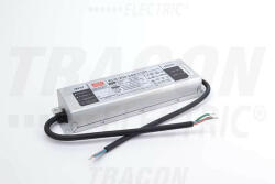 Tracon Electric Tracon ELG-200-24A-3Y, Professzionális fém házas LED meghajtó 100-305 VAC / 24 VDC; 200 W; 0-8, 4 A; PFC; IP65 (ELG-200-24A-3Y)
