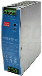 Tracon Electric Tracon NDR-120-12, DIN sínre szerelhető tápegység szabályozható DC kimenettel 90-264 VAC / 12-14 VDC; 120 W; 0-10 A (NDR-120-12)
