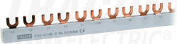  Tracon TFSS-2V, Soroló sín - villás kivitelű max. 63A, 230/400VAC, 2P, 56modul, 1m (TFSS-2V)