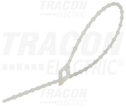 Tracon Electric Tracon 100N-GY, Gyöngyös nyitható kábelkötegelő, natúr 100×1, 2mm, D=3-25mm, PA6.6 (100N-GY)