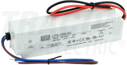 Tracon Electric Tracon LPV-100-24, Műanyag házas LED meghajtó 90-264 VAC / 24 VDC; 100 W; 0-4, 2 A; IP67 (LPV-100-24)
