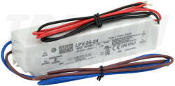 Tracon Electric Tracon LPV-35-24, Műanyag házas LED meghajtó 90-264 VAC / 24 VDC; 35 W; 0-1, 5 A; IP67 (LPV-35-24)