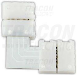 Tracon Electric Tracon LSZTL8, Forrasztás nélküli "L" gyorscsatl. egyszínű LED szalagokhoz W=8 mm, 2P (LSZTL8)