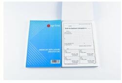 Intern Ordin de deplasare 12 x 18 cm 100 file/carnet copertă carton 300 g/mp (DIB500ODC)