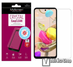 MyScreen CRYSTAL BacteriaFREE képernyővédő fólia - CRYSTAL - 1db, törlőkendővel, antibakteriális, A képernyő sík részét védi! - LG K62 (LMK525) / LG K52 (LMK520) / LG K42 (LM-K420HM) (M5197CCBF)