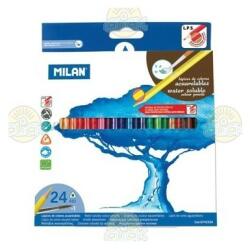 MILAN Creioane colorate acuarela Milan 24 culori triunghiulare (0742324)