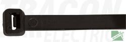 TRACON 531PR Normál kábelkötegelő, fekete 550×8mm, D=10-160mm, PA6.6 (531PR)