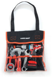 Smoby Unelte de jucărie Black&Decker Smoby în geantă cu maşină mecanică de găurit 6 piese (SM500072)
