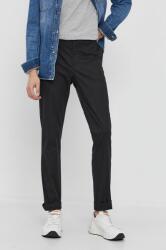 Sisley Pantaloni bărbați, culoarea negru, model drept PPY8-SPM0KL_99X