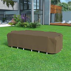 Nortene Covertop kerti bútor takaró huzat (325x205x90cm) négyszögletes asztal + 8 szék (2013600)