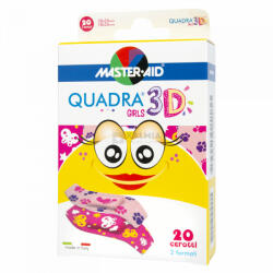 Master-Aid Quadra 3D girls sebtapasz 20 db - kalmia
